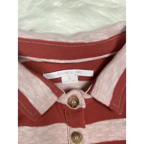 O'NEILL Girls Small Collared Top Striped GB GIRLS Corduroy Skirt Outfit Rust - Picture 2 of 12
